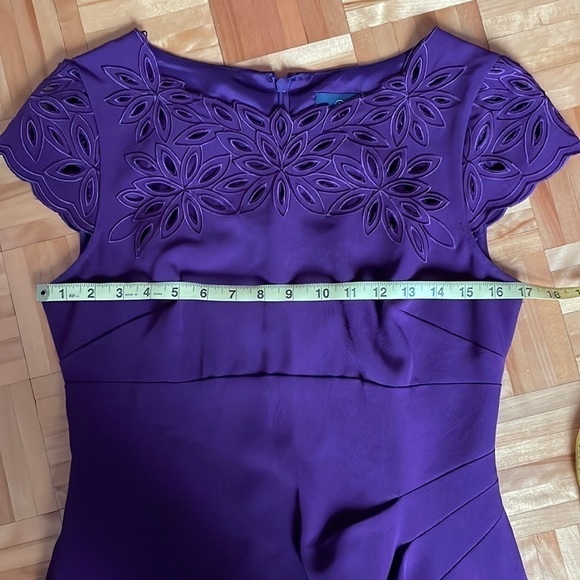 Adrianna Papell burgundy dress - Picture 9 of 13